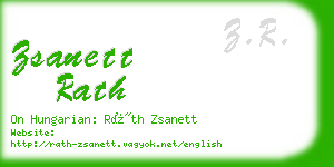 zsanett rath business card